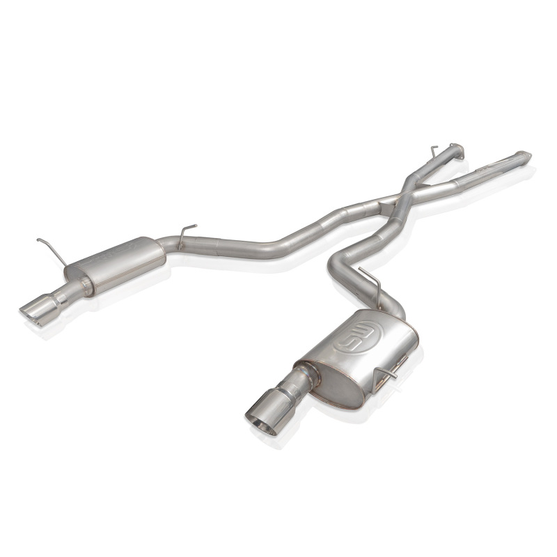 Dodge Durango Performance Exhaust - Stainless Works - Redline Catback w/ 4in Tips - Polished - `11-`20